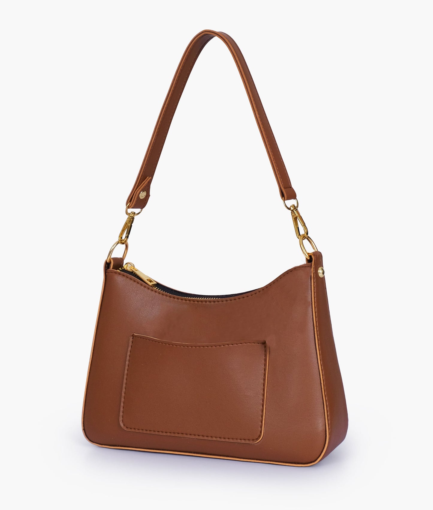 Brown hobo evening bag