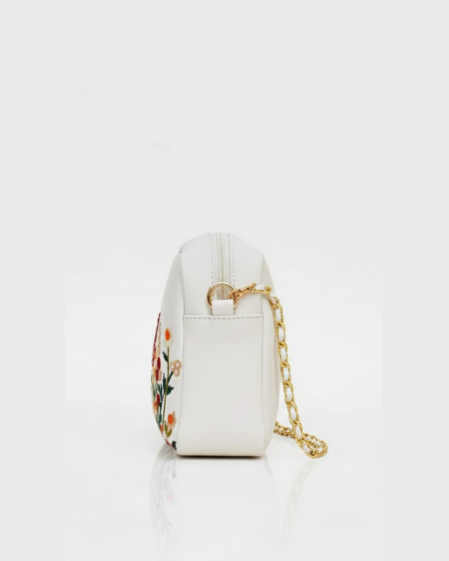 white Bloom Crossbody Bag