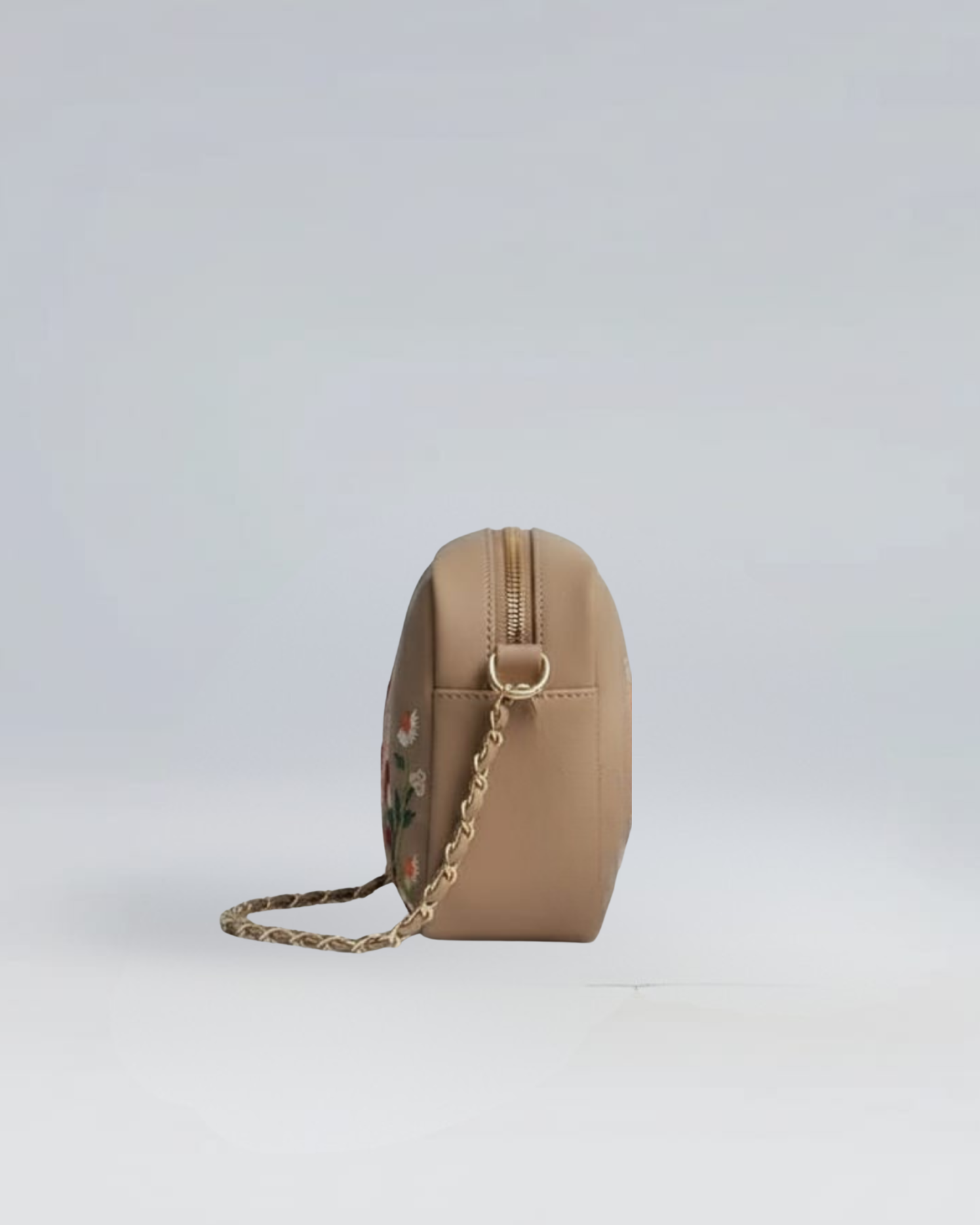 Coffee Bloom Crossbody Bag