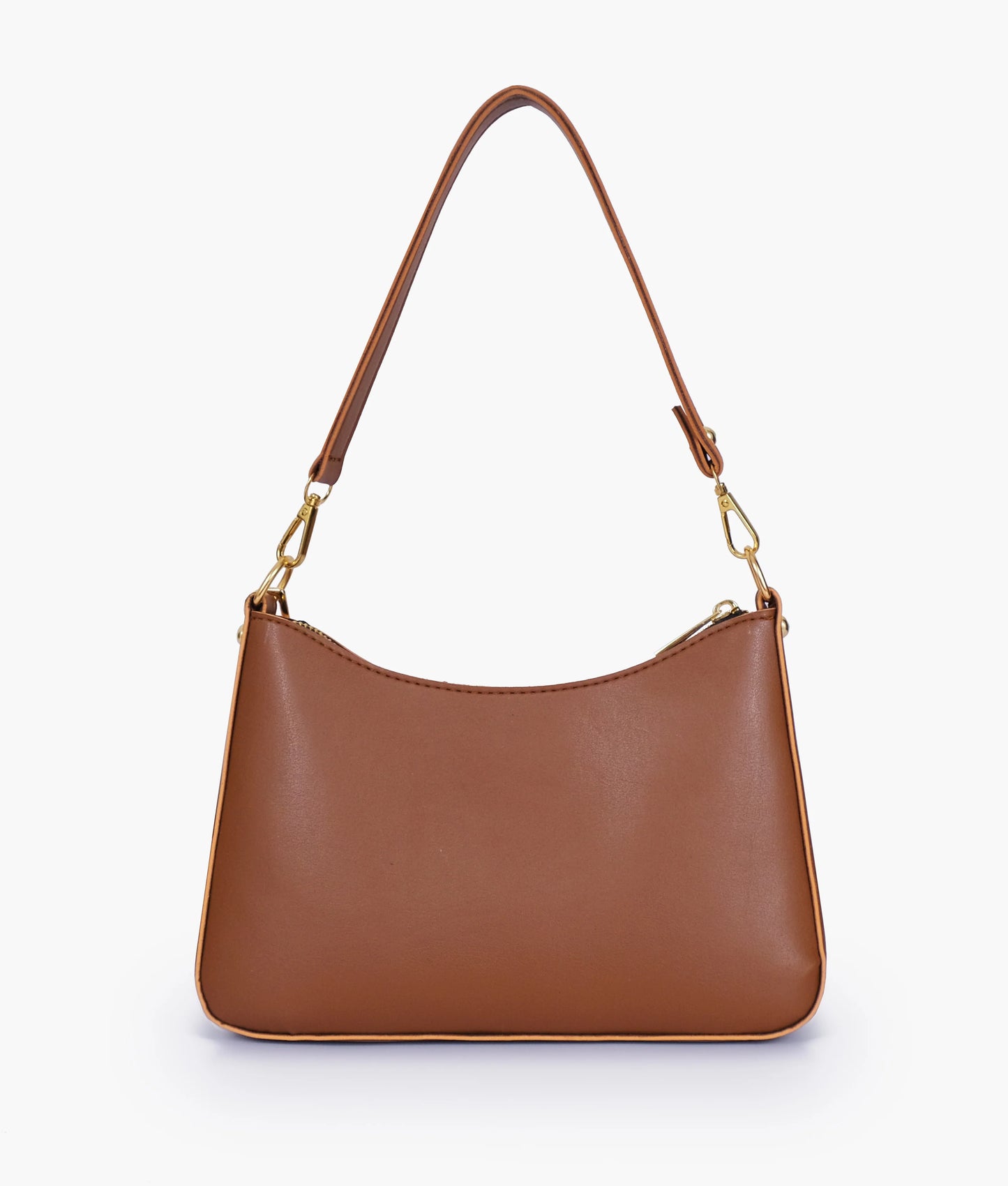 Brown hobo evening bag