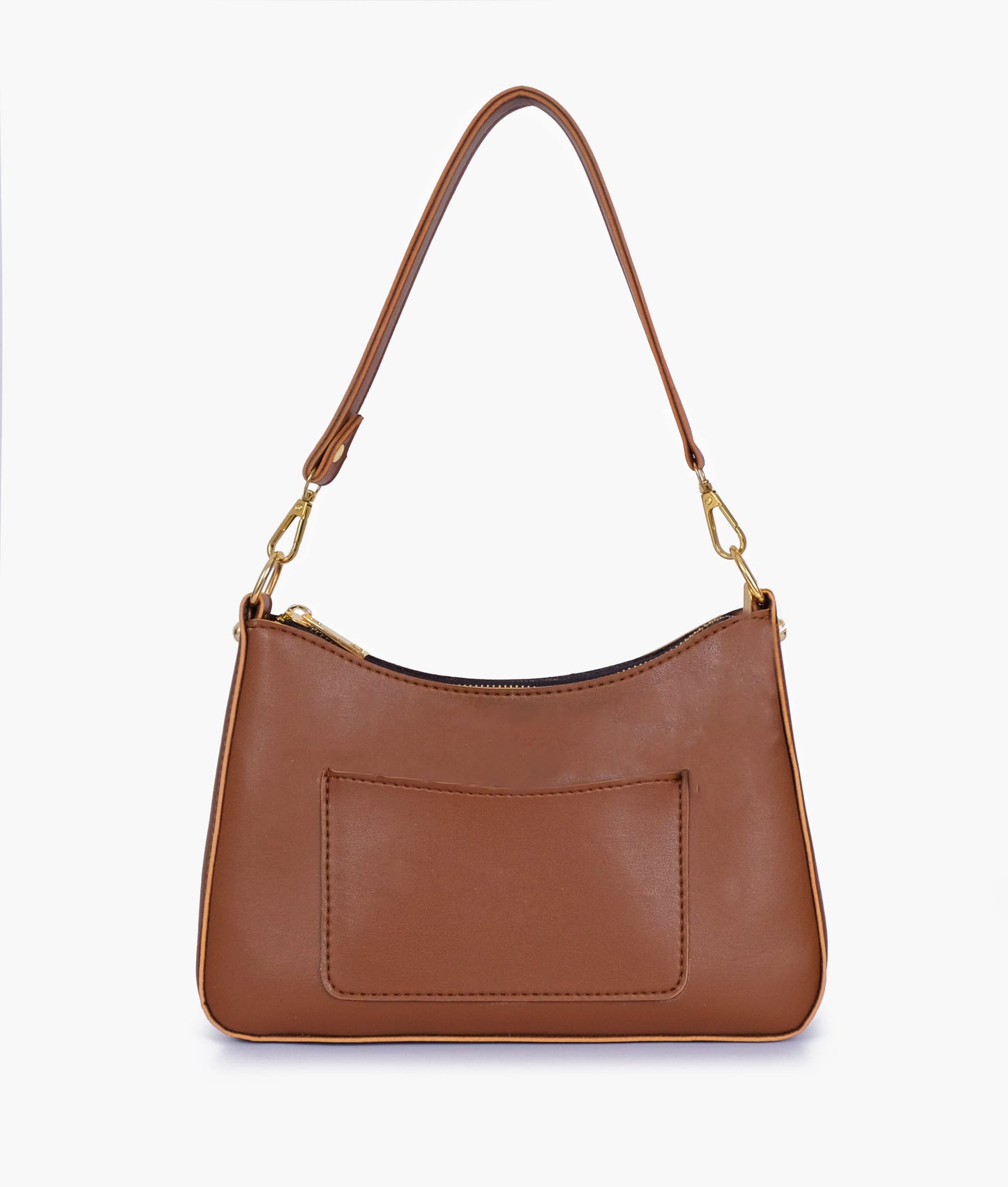 Brown hobo evening bag